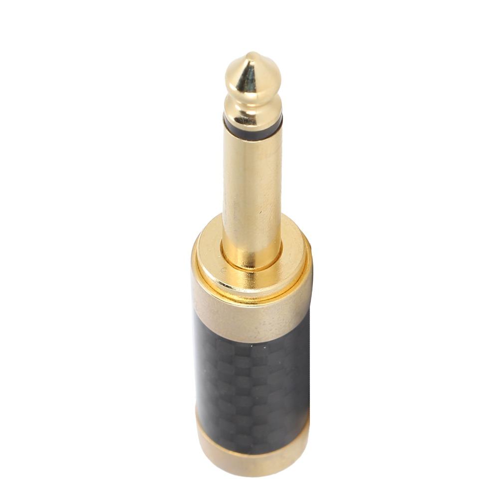 6.35mm 1/4 Inch Audio Mono Connector Plug and Play Balanced Mono Plug Audio Cable Repair