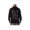 Puma Cartoon Print Thick Hooded Pullover Sweatshirt Men Tops Black 531429-01