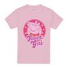 Peppa Pig Унисекс футболка с значком Team Girl для взрослых