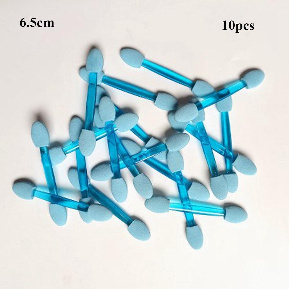 10 шт. Портативный двухсторонний латексный спонж Одноразовая кисть для теней Инструменты для макияжа