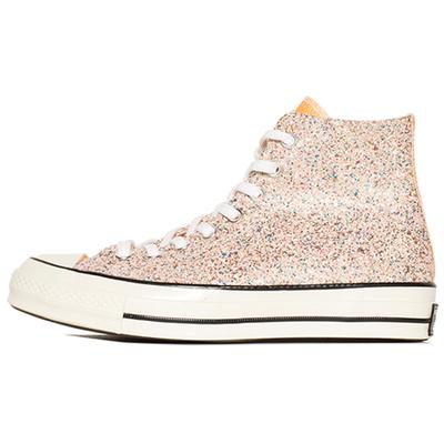 Chuck Taylor All Star 1970-е Модные Удобные Высокие Кеды из Канваса Унисекс Коричневые Желтые