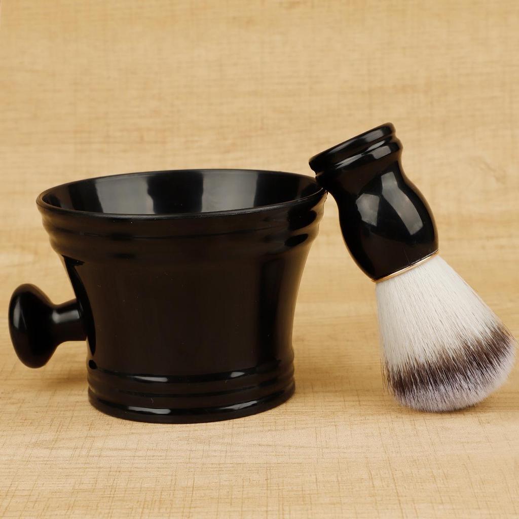 Мужская кисть для лица с мягкой щетиной - Классическая ручная кисть для бритья и намыливания для мыла или крема для бритья и ухода за бородой.