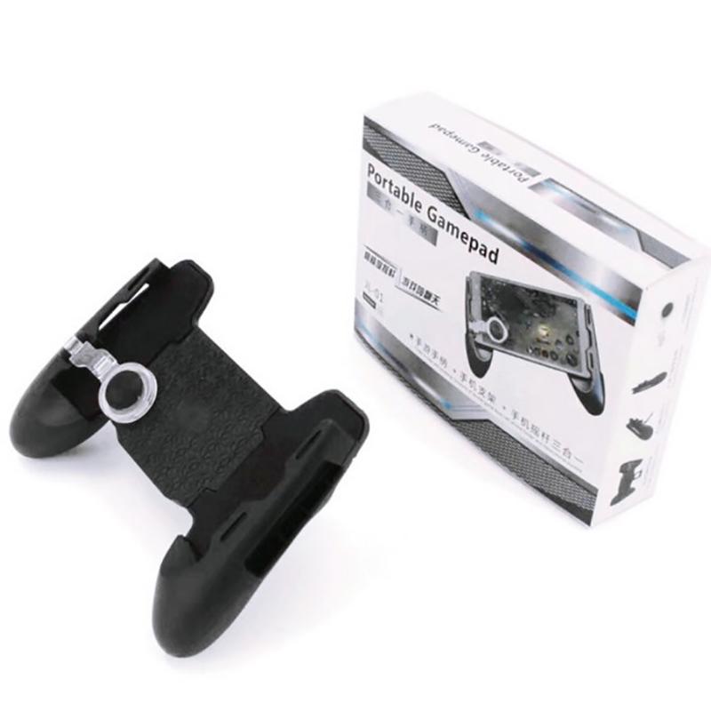 3 In 1 Mobile Phone Device Controller Holder For Pubg Game Gamepad Joystick For Ios Android 4.5-6.5 Inches Phone Accessory