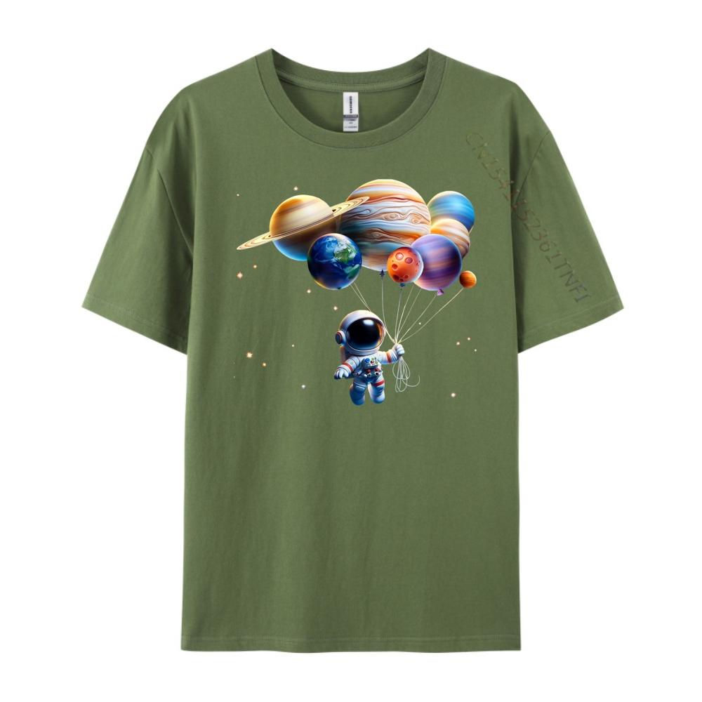 Funny Astronaut Planets gift Men Women kids astronomy space Free Shippping Clothes Durable and Wear-resistant Band Tshirts