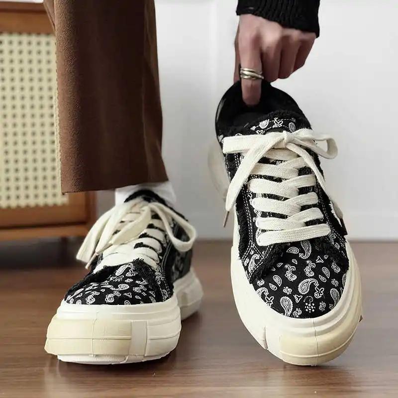 Мужские кеды на платформе, желтые кроссовки, мужские черные теннисные кроссовки, спортивные кроссовки, кроссовки для девочек, зимние ботинки, верх