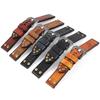 Watch Band Vintage Comfortable Engraved Buckle Faux Leather Belt Wrist Strap Replacement for Daily Wear