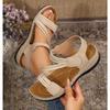 New Women Fashion Wedge Sandals Summer Woman Casual Platform Walking Sandalias Mujer Comfortable Non Slip Beach Shoes Female