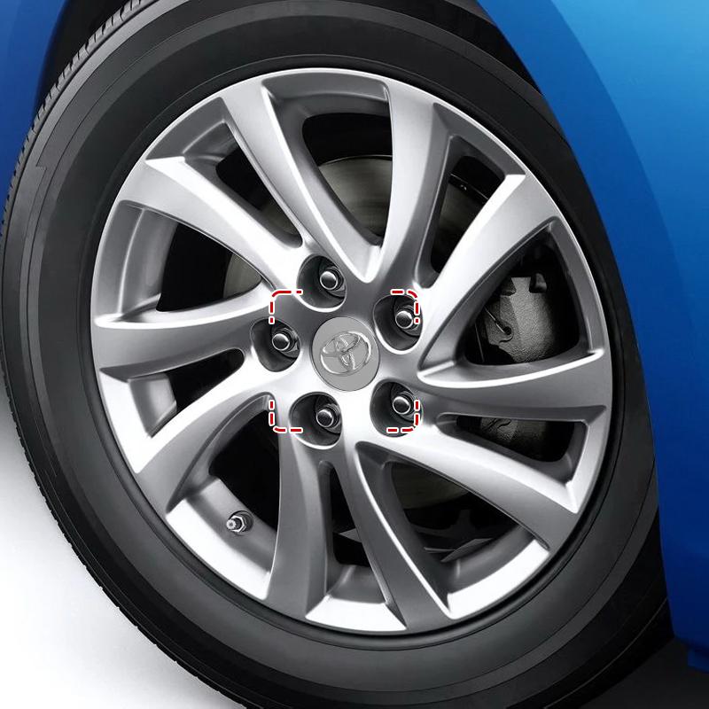 Toyota Колпак ступицы с логотипом - Пыленепроницаемый, Легко устанавливается, Доступен в черном, серебристом и хромированном цвете
