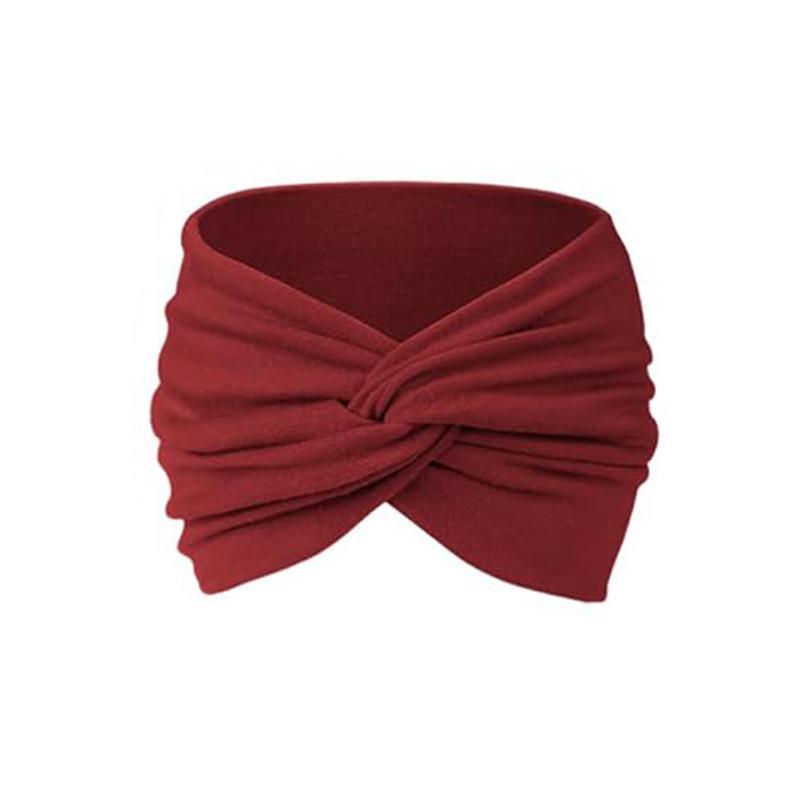 Women's Widened Headband Yoga Elastic Headband Running Headband Sports Sweat-absorbing Headband