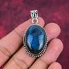 Ювелирные изделия из лабрадорита, кулон из стерлингового серебра 925 пробы с драгоценными камнями, потрясающий кулон ручной работы, подарок для нее