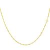 Necklace Chain Screw K18 Gold Wire Diameter Width Length 50cm [Lara Christie] 0.33 Approx. 1.9mm Lc97-0043-yg-033-50