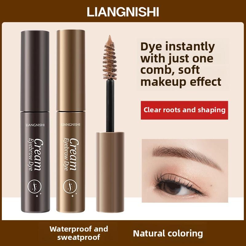 Натуральная и дикая краска для бровей Стойкая и не выцветающая Водостойкая краска для бровей с защитой от пота