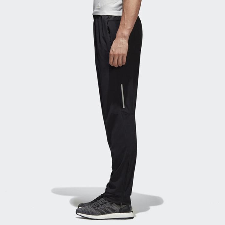 adidas Тканые спортивные брюки на молнии с манжетами, осенние мужские брюки, черные CW5782