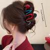 Ретро Акриловый Зажим-Клешня для Волос с Бусинами, Большие Нескользящие Зажимы-Челюсти для Густых Волос, Модные Аксессуары для Волос для Женщин и Девочек