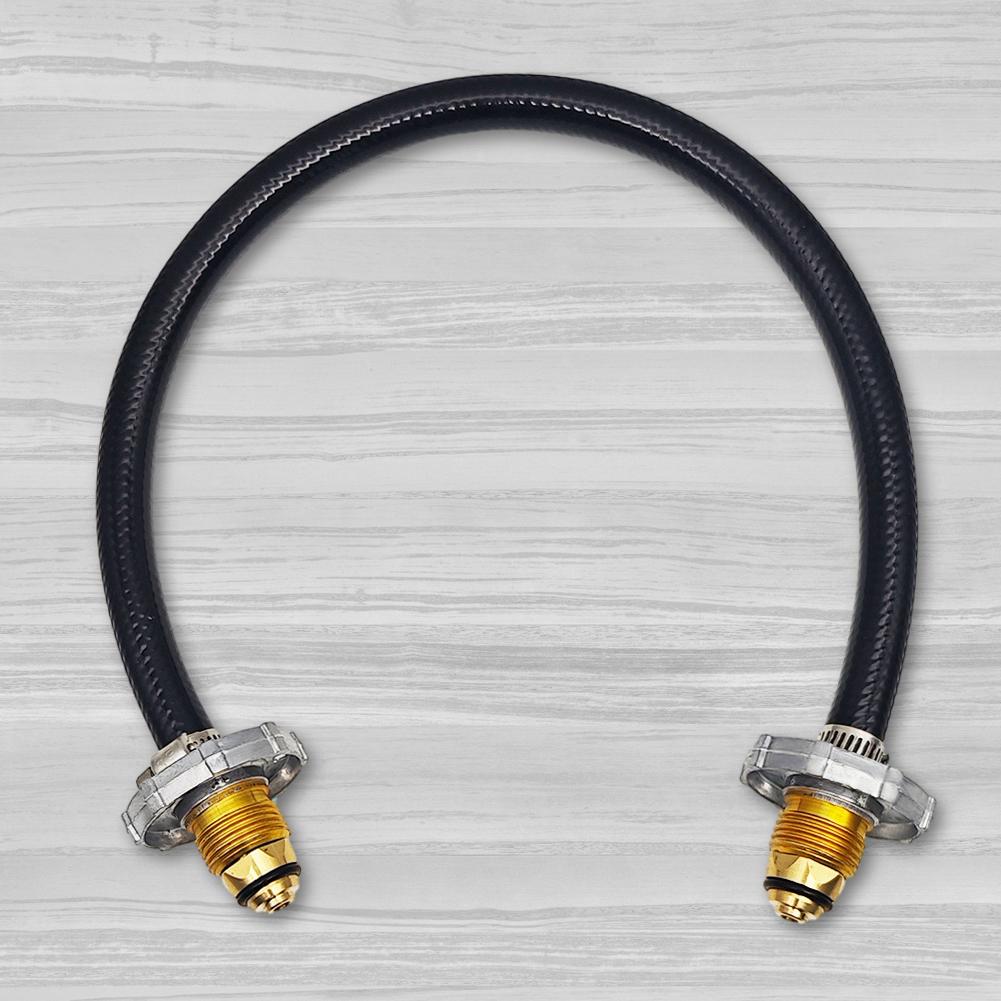 60cm Mutual Inflation Connector Propane Cylinder Tank Bridge Hose Direct Connection Canister Gas Inflation Adapter