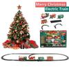 Christmas Train Set Assemble Railway Tracks Toys Decor Christmas Tree Train Gift Toy For Kids Birthday Party Gift Christmas Gift