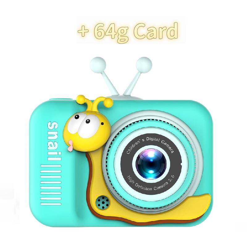 Детская камера Цифровая камера 20 МП Камера для детей Селфи 4-кратный цифровой зум 2,0-дюймовый экран Двойные линзы