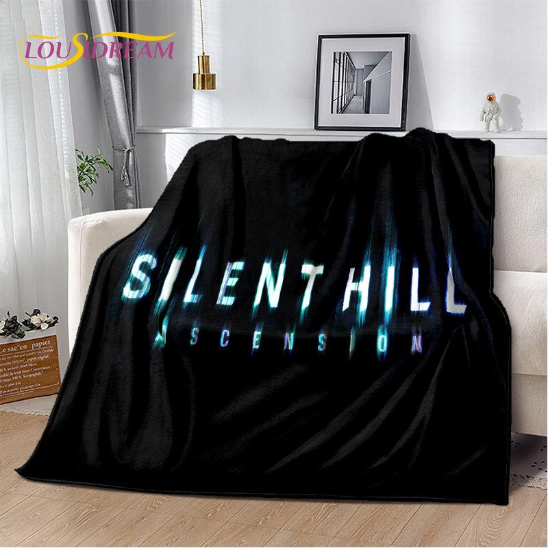 Мягкое плюшевое одеяло с фильмами ужасов Silent Hill, фланелевое одеяло для гостиной, спальни, кровати, дивана, чехол для пикника