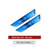 Tesla Door Sill Metal Pedal Protector Cover Accessories For Model 3 Car Threshold Strip Decoration Sticker Model3 2017-
