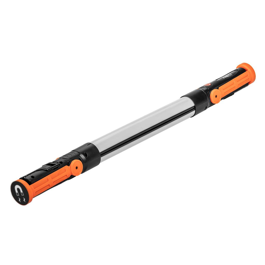 Rechargeable workshop lamp 2x350 lm foldable SMD