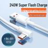Игровой кабель Type-C 240 Вт для быстрой зарядки, Г-образный, для Huawei Honor - Совместим с автомобилем