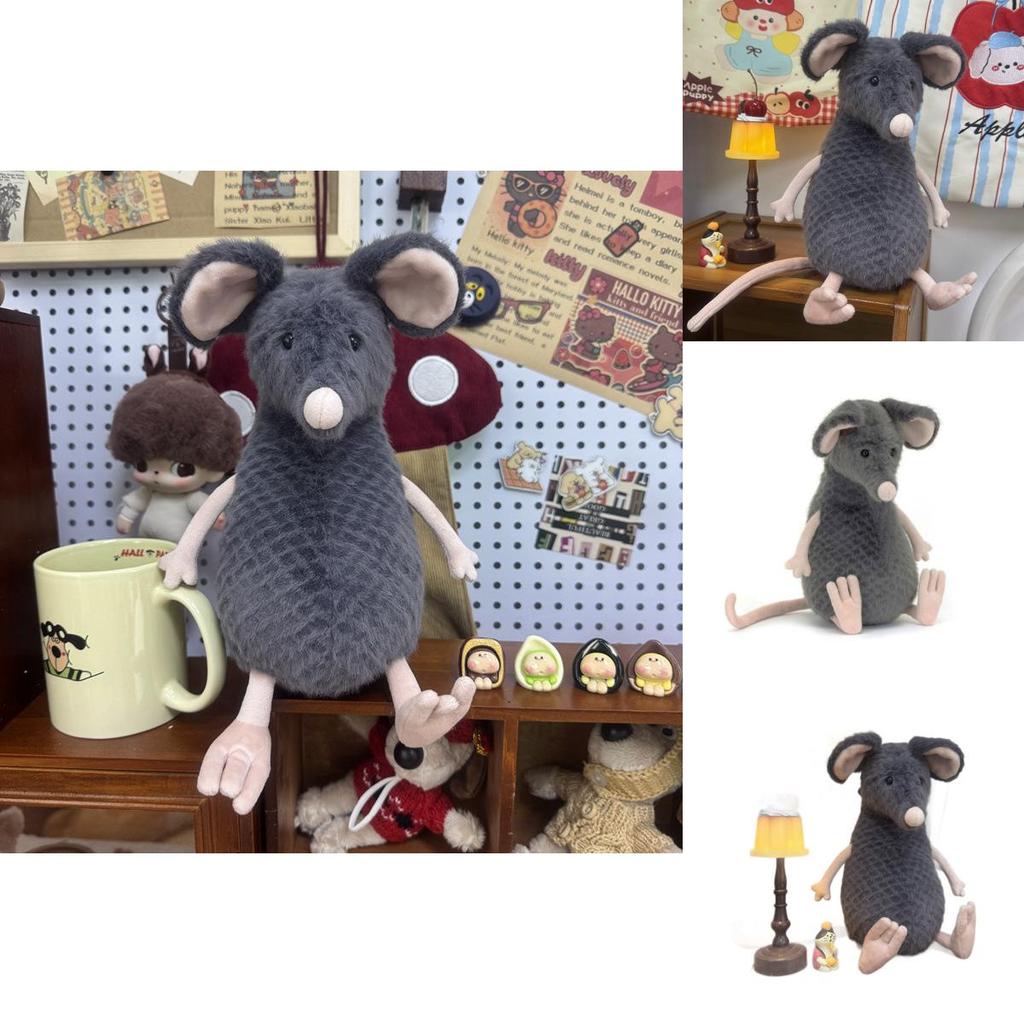 Jellycat Лаклан Грустная Крыса Плюшевая Игрушка Подарок Для Подростков И Взрослых