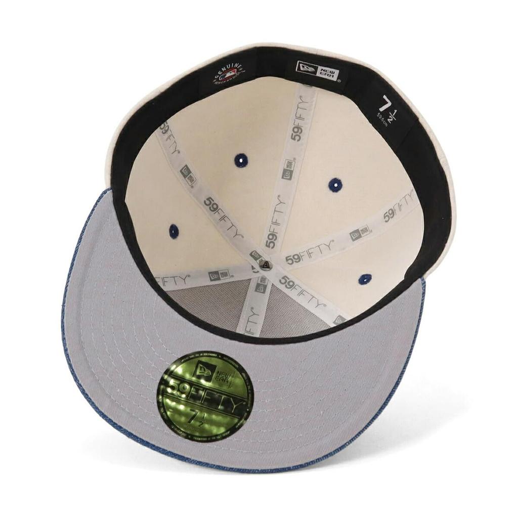 New Era Кепка 59FIFTY MLB Двухцветная LA Овсяный/Джинсовый 7 3/8 5950 OATMEAL LOSDOD OAT WDNM 14388838 NER36C1460
