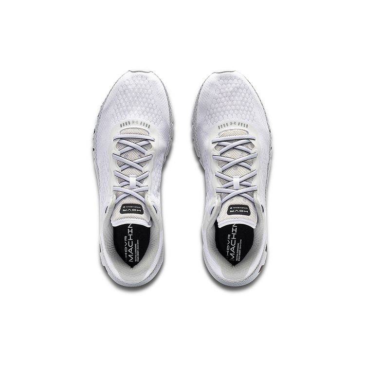 Under Armour HOVR Machina 2 Professional Fabric Low-Top Casual Running Shoes Unisex Sneaker White 3025202-101