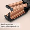 Lisseur - BaByliss - W2447E - Effet wavy, jusqu'a 200°C avec des plaques larges et ondulées en Tourmaline-céramique