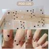 14Strips Gel Nail Stickers Floristic Gel Nail Polish Strips Nail Art Stickers  DIY Nail Art Making