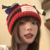 Womens Cat Cute Ear Knit Hat Winter Thick Warm Soft Cotton Cozy Beanie