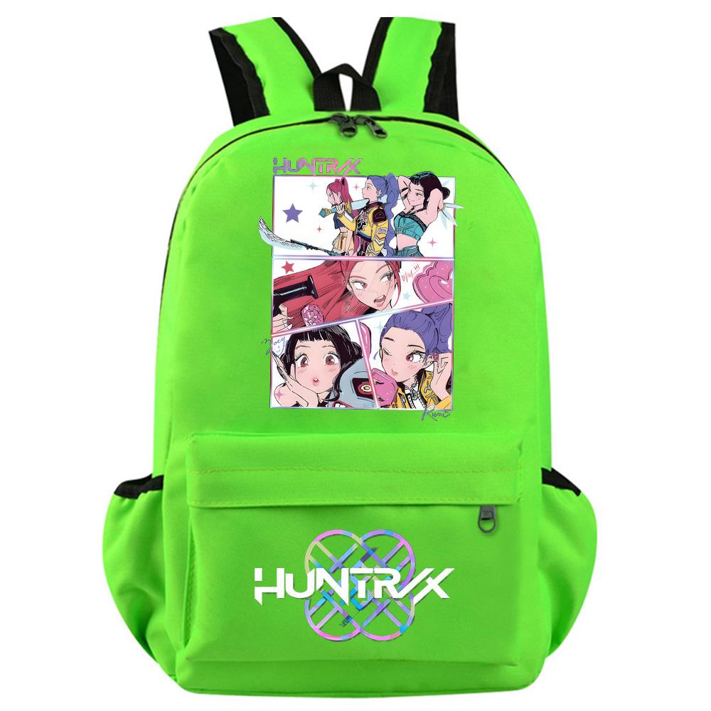 Anime Cartoon Kpop Demon Hunters Printed Backpack for Teenager Student Girl Boy Bookbag Schoolbag Women Large Capacity Travel Bag Kid Gift Mochila