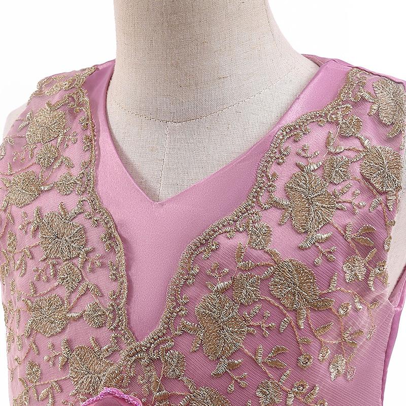 Children Girls Dress Summer Party Birthday Wedding Dresses Kids Elegant Princess Dresses Evening Long Dresses