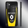 Чехол для телефона R-Renaults Logo Французский Автомобиль Для Samsung S26 S24 Ultra S23 S22 S21 Fe S25 Plus A54 A34 A24 A53 A13 A13 A16 Стеклянная Крышка
