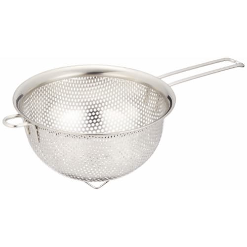 PEARL METAL Aqua Shine Stainless Steel Punch Strainer, 15cm, H-8220