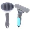 Pet Comb One-click Hair Removal Comb Cat Comb Dog Brush Stainless Steel Knot Comb Cross-border Pet