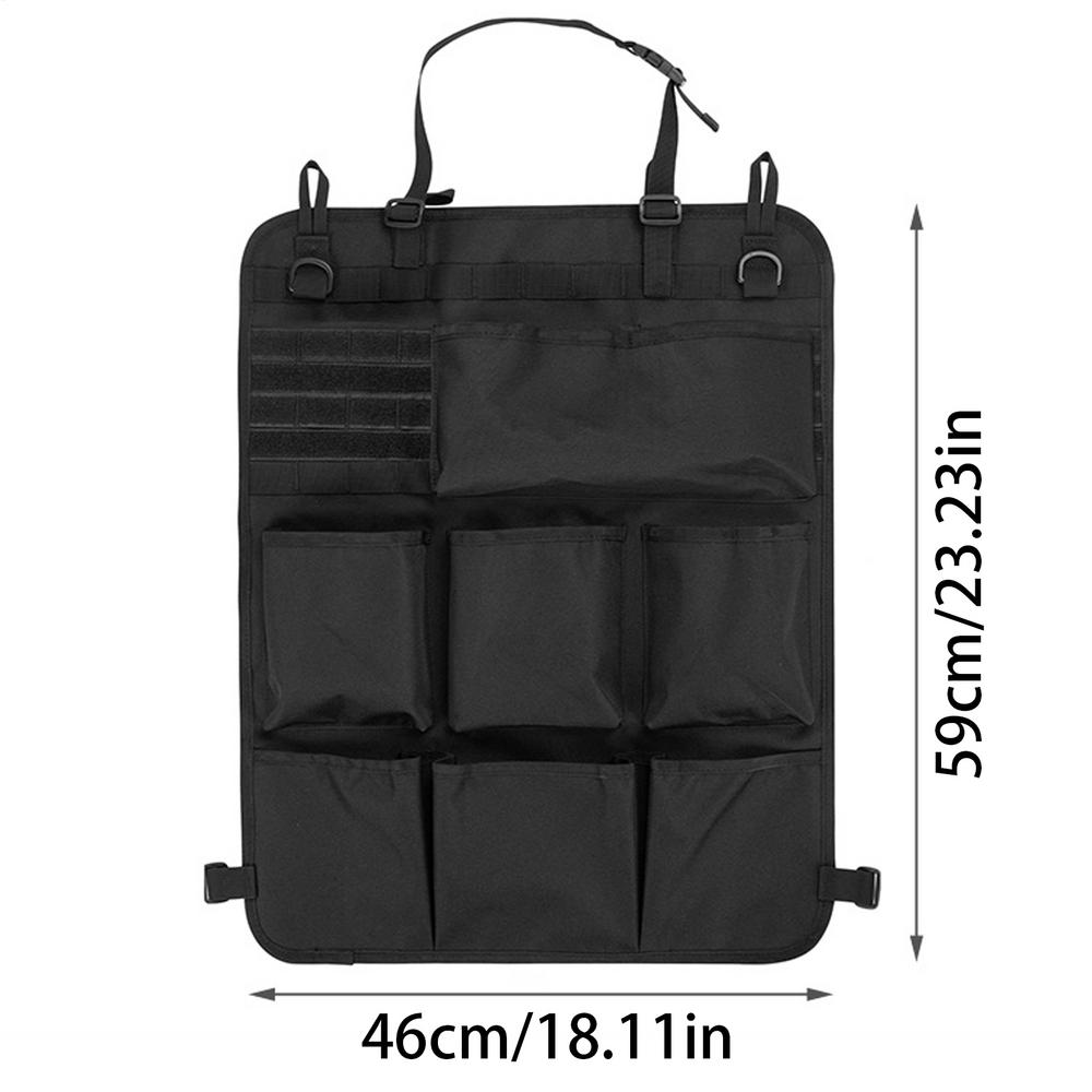 Органайзер на спинку сиденья автомобиля Автомобильные органайзеры на спинку сиденья 8 карманов для хранения Дизайн 900D Оксфорд Защита от ударов для внедорожника Кузов грузовика