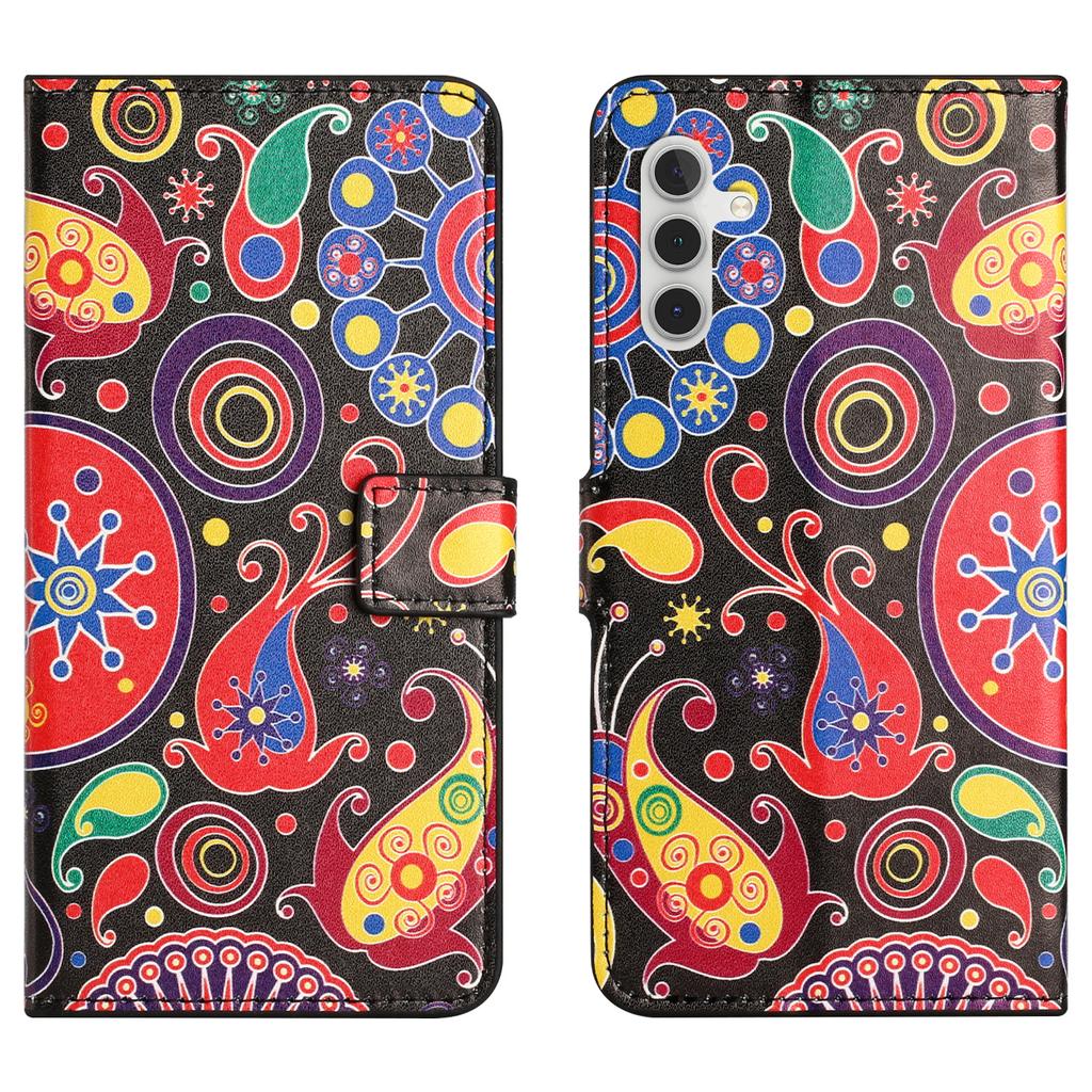 For Samsung Galaxy A56 5G Case Pattern Print PU Leather Wallet Phone Cover