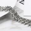Hot Gift Punk Women Fashion Zinc Zinc Alloy Chunky Statement Choker Pendant Jewelry Necklace Chain