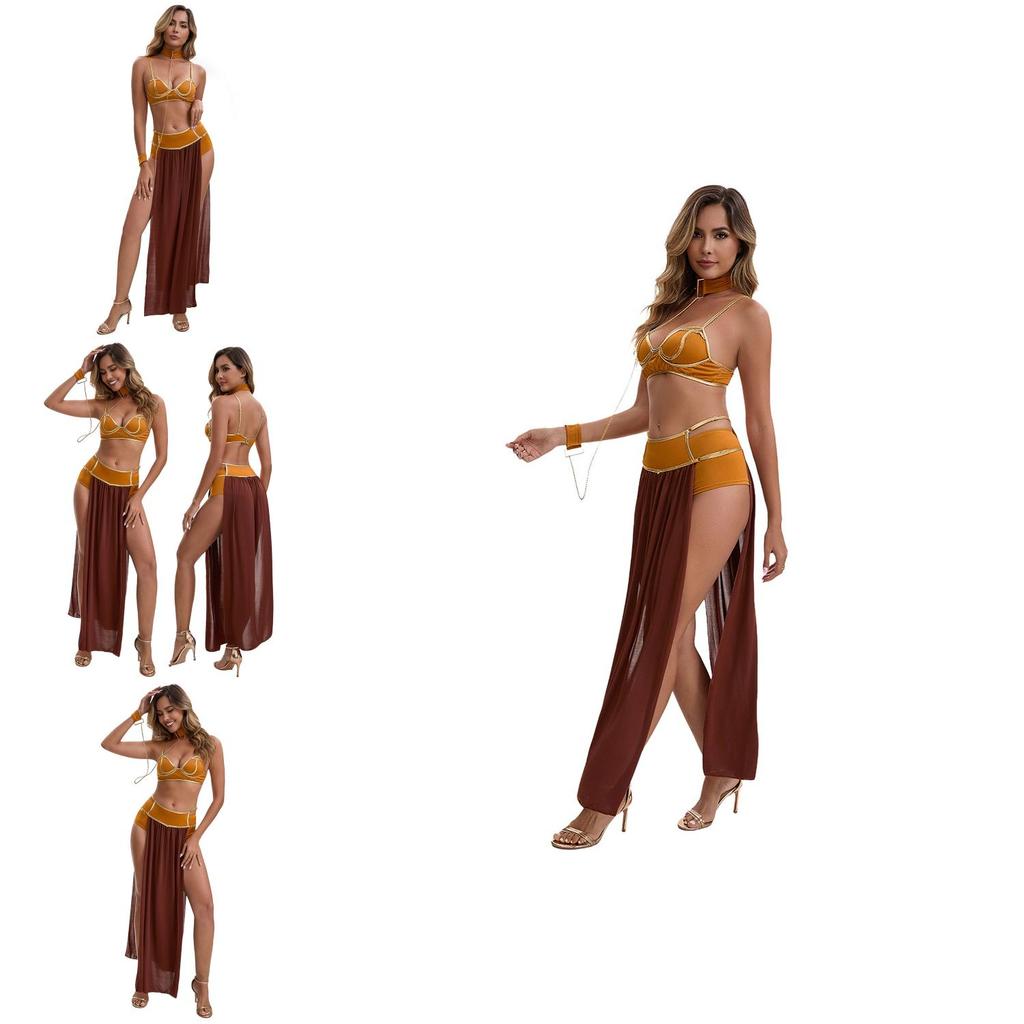 Star Wars Princess Leia Cosplay Dress Egyptian Style Long Dress For Themed Events And Cosplay