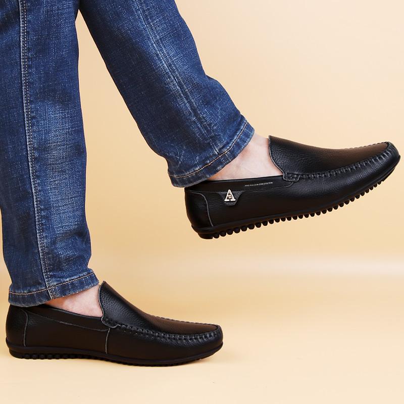 Модная мужская обувь из натуральной кожи, удобные мокасины для вождения, мужская классическая стильная обувь, свадебная обувь ручной работы, мужская повседневная деловая обувь