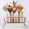 Light Luxury Metal Vase, High-end Living Room Flower Arrangement, Luxury Model Room Flower Ware, Home Designer Decoration