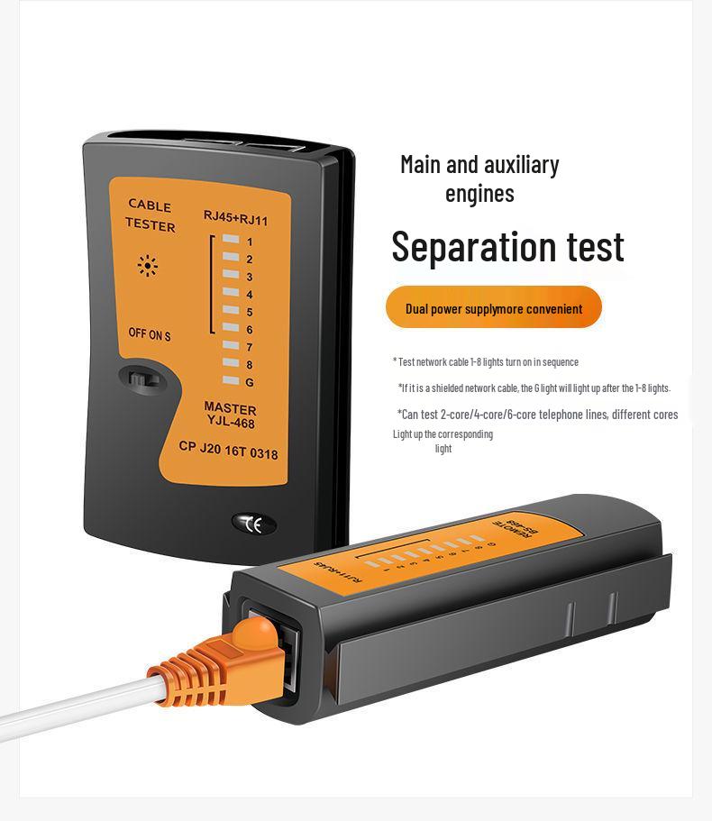 Набор обжимного инструмента для кабелей домашней сети: Клещи Cat5 и многофункциональный стриппер для проводов