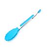 Anti-slip Kitchen Tongs BBQ Stainless Steel Silicone Tip Salad Bread Serving Tool Non-Stick Kitchen Barbecue Food Clamp