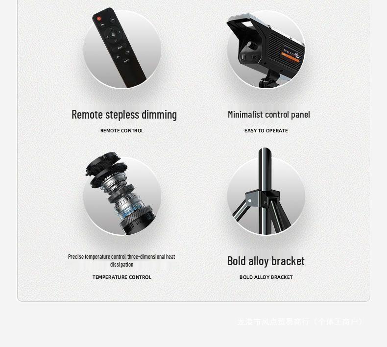 Профессиональный светодиодный параболический софтбокс для студийной фотосъемки и прямых трансляций