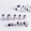 Фитинг 3/8" 1/2" НАР. ДИАМ. X 3/8" ТРУБКА Прямой Угольник Тройник POM Быстроразъемное Соединение для Аквариума RO Фильтра Воды Системы Обратного Осмоса