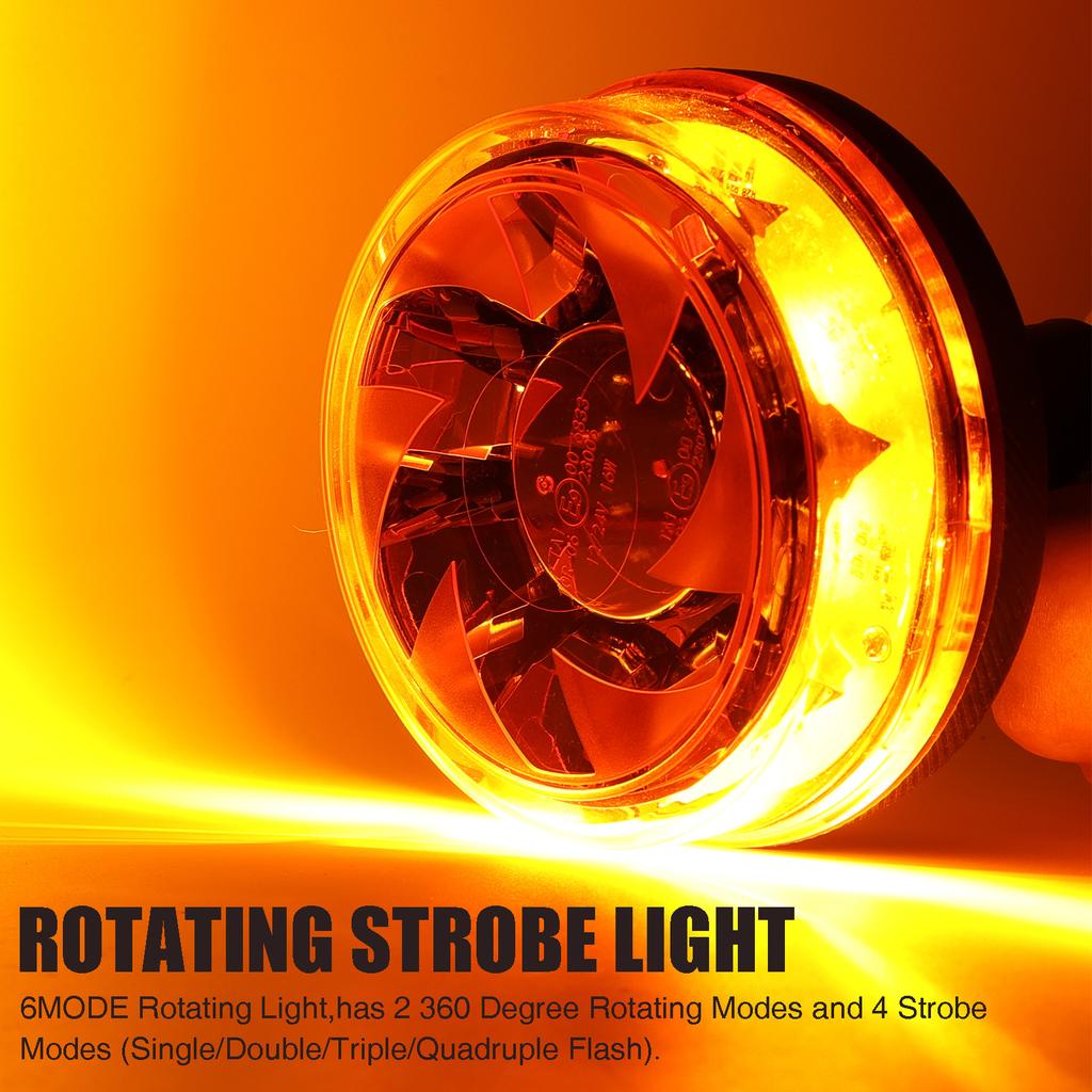 12 В 24 В аварийный стробоскопический маячок, вращающийся свет с винтами, мигающий свет, полицейский светодиод, автомобиль, грузовик, тягач, аксессуары