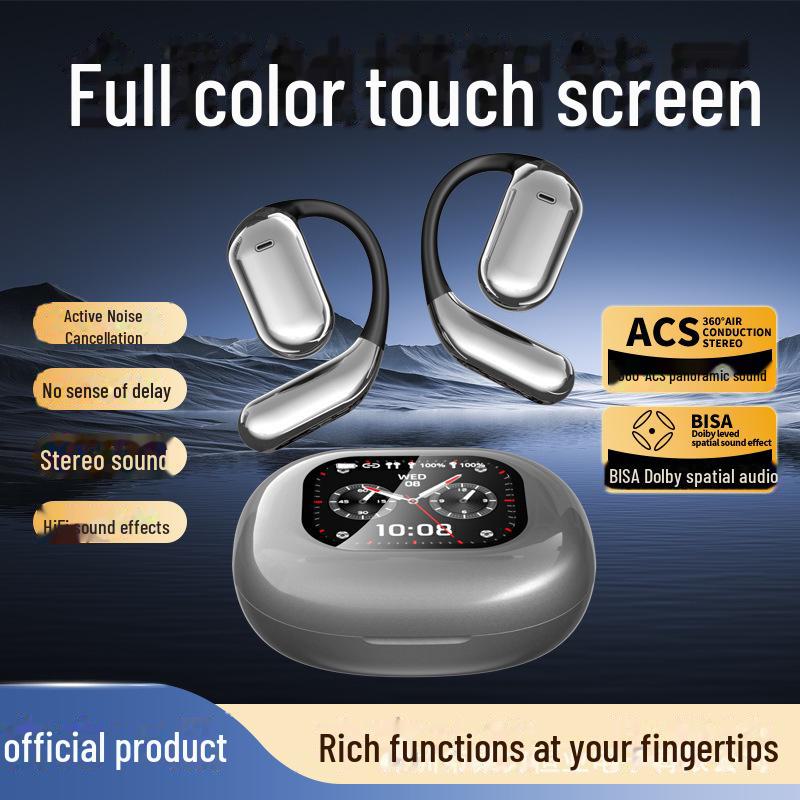 Наушники Q16Pro Bluetooth с шумоподавлением и умным сенсорным экраном