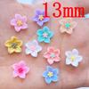 60 шт. Новые Милые 13 мм Мини Цветы Серия Смола Плоская Задняя Сторона Кабошон Скрапбукинг Каваи Аксессуары Украшения