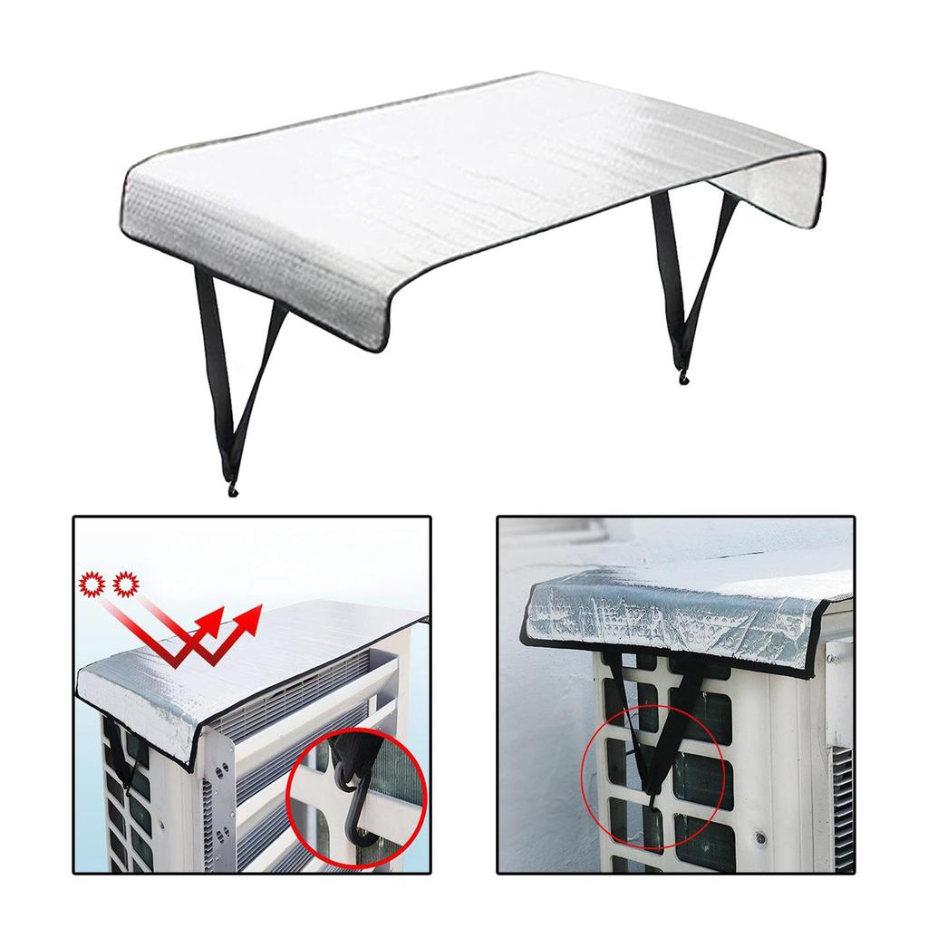 Air Conditioner Cover Air Conditioner Outer Cover Protection Cover Waterproof Heavy Duty Air Conditioning Cover for Out